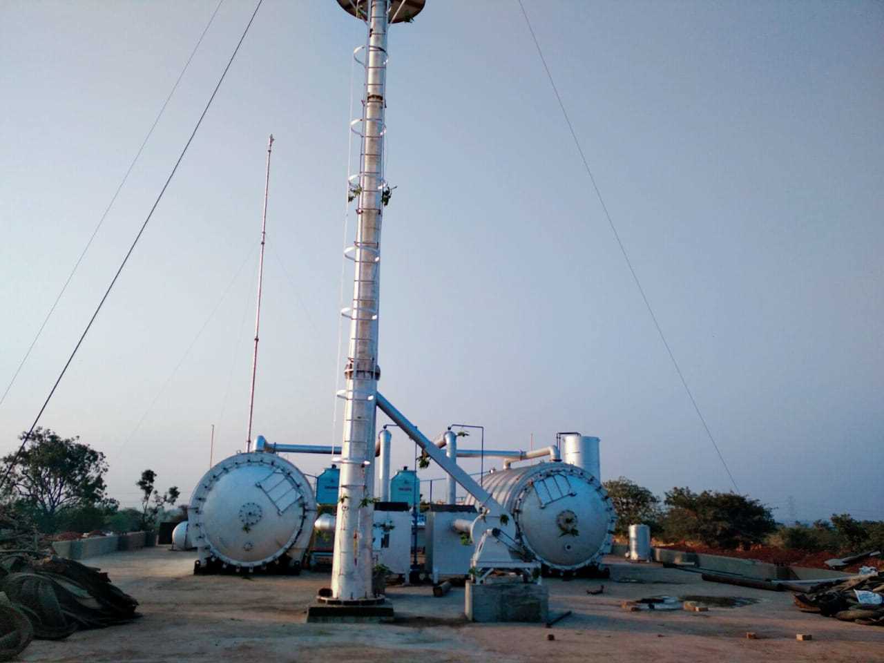 WASTE TYRE RECYCLING PLANT
